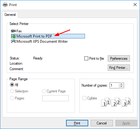 tjenestemænd lettelse overalt Print to PDF Toolkit Pro for Microsoft Windows 10