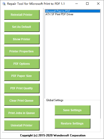 Microsoft Print to PDF - Tool - Windows 10